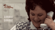 Gobble Gobble Happy Thanksgiving Day GIF - Gobble Gobble Happy Thanksgiving Day Call GIFs