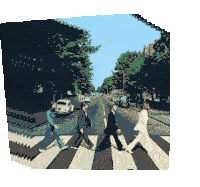 The Beatles Abbey Road Sticker - The Beatles Abbey Road John Lennon Stickers