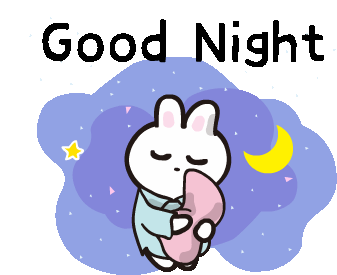Go To Sleep Bunny Sticker - Go To Sleep Bunny Sweet Dreams Stickers