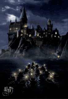 Harry Potter Hogwarts GIF - Harry Potter Hogwarts Boat GIFs