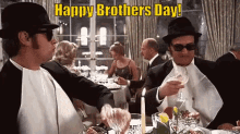 Blues Brothers Toast GIF - Blues Brothers Toast Happy Brothers Day GIFs