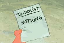 sponge nothing