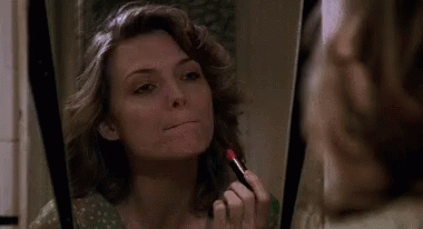 Michelle Pfeiffer Lipstick GIF.