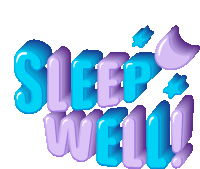 Sleep Well Goodnight Sticker - Sleep Well Goodnight Sweet Dreams Stickers