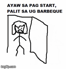 Barbeque Accident Primo Barbeque GIF - Barbeque Accident Primo Barbeque Ayaw Sa Pag Start GIFs