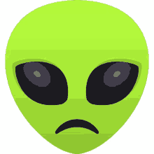 sad alien joypixels thats sad im sad