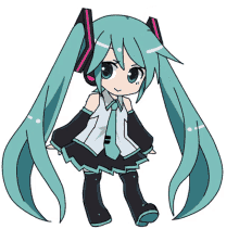 hatsune miku anime vocaloid lamazep dance