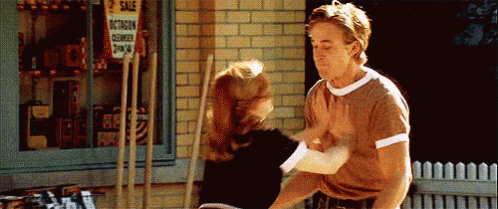 Fight Kiss GIF - Fight Kiss Spin - Discover &amp; Share GIFs