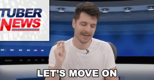 Lets Move On Benedict Townsend GIF - Lets Move On Benedict Townsend Youtuber News GIFs