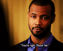Your Right Shoot Her GIF - Your Right Shoot Her Isaiah Mustafa GIFs
