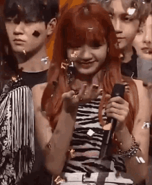 lisa black pink cute happy clap lisa black pink cute happy clap