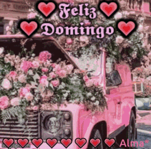 Feliz Domingo Rosas GIF - Feliz Domingo Rosas Corazones GIFs