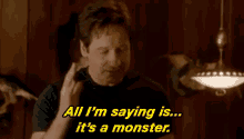 It'S A Monster GIF - The X Files Monster Its A Monster GIFs