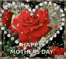 Happy Mothers Day Flowers GIF - Happy Mothers Day Flowers Sparkles GIFs