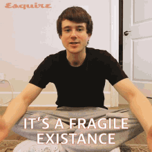 Its A Fragile Existance Alec Benjamin GIF - Its A Fragile Existance Alec Benjamin Esquire GIFs