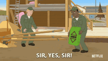 Sir Yes Sir F Is For Family GIF - Sir Yes Sir F Is For Family Salute GIFs