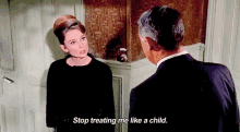 Audrey Hepburn Stop Treating Me Like A Child GIF - Audrey Hepburn Stop Treating Me Like A Child GIFs