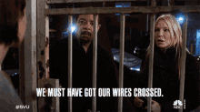 We Must Have Got Our Wires Crosssed Amanda Rollins GIF - We Must Have Got Our Wires Crosssed Amanda Rollins Odafin Tutuola GIFs