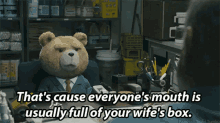 Wifes Box Ted GIF - Wifes Box Ted Bear GIFs