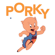 porky porky pig space jam a new legacy basketball player ready to play