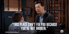 Jack Mcfarland This Place Cant Fix You GIF - Jack Mcfarland This Place Cant Fix You Will And Grace GIFs
