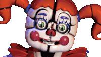 Circus Baby Jumpscare Sticker - Circus Baby Jumpscare Stickers