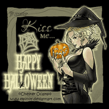 Happy Halloween Witch GIF - Happy Halloween Witch Pumpkin GIFs
