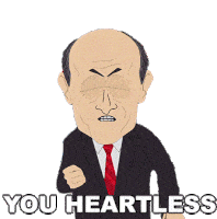 You Heartless Bastard Michael Chertoff Sticker - You Heartless Bastard Michael Chertoff South Park Stickers