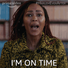Im On Time Camille GIF - Im On Time Camille Harlem GIFs