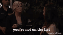 You'Re Not On The List GIF - Bouncer Club Bouncer Youre Not On The List GIFs