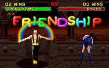 Mortal Kombat Finisher GIF - Mortal Kombat Finisher Friendship GIFs