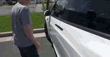 automatic car door sensor open tesla car tesla care key