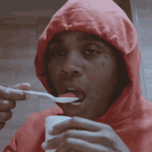 Eating Kevin Gates GIF - Eating Kevin Gates The Man The Myth And The Legend GIFs