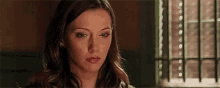katie cassidy what arrow black canary stare