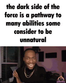 The Dark Side Is A Pathway To Many Abilities Some Consider To Be Unnatural GIF - The Dark Side Is A Pathway To Many Abilities Some Consider To Be Unnatural The GIFs