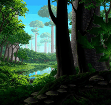 Video Game Forest GIF - Video Game Forest Nature GIFs