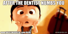 After The Dentist Numbs You Agnes GIF - After The Dentist Numbs You Agnes Despicable Me GIFs