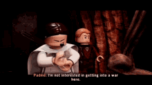 Lego Star Wars Padme Amidala GIF - Lego Star Wars Padme Amidala Im Not Interested In Getting Into A War Here GIFs