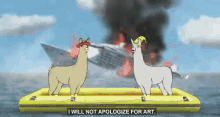 llamas llamaswithhats art apologise