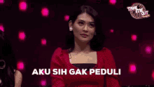 Aku Sih Gak Peduli Berta GIF - Aku Sih Gak Peduli Berta Take Me Out Indonesia GIFs