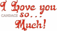 I Love You So Much Red Glitter GIF - I Love You So Much Red Glitter Animated Text GIFs
