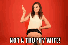 Not A Trophy Wife GIF - No Talk To The Hand Not A Trophy Wife GIFs