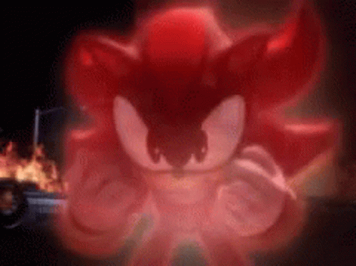 Shadow Sonic The Hedge Hog GIF - Shadow Sonic The Hedge Hog Power Up GIFs.
