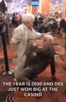 old dance elderly get down hump
