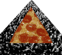 Pizza Triangle Sticker - Pizza Triangle Cheering Stickers