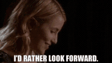 glee quinn fabray id rather look forward looking forward letting the past die