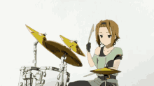 Ritsu Tainaka Drumming GIF - Ritsu Tainaka Drumming Sine GIFs