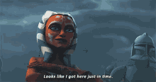 Star Wars Ahsoka Tano GIF - Star Wars Ahsoka Tano Looks Like I Got Here Just In Time GIFs