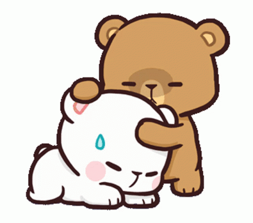 Cute Bear Sticker.