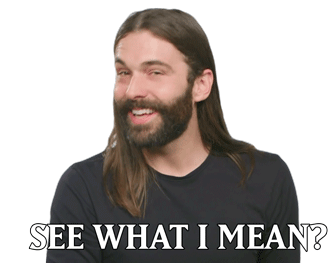See What I Mean Jonathan Van Ness Sticker - See What I Mean Jonathan Van Ness Wink Stickers